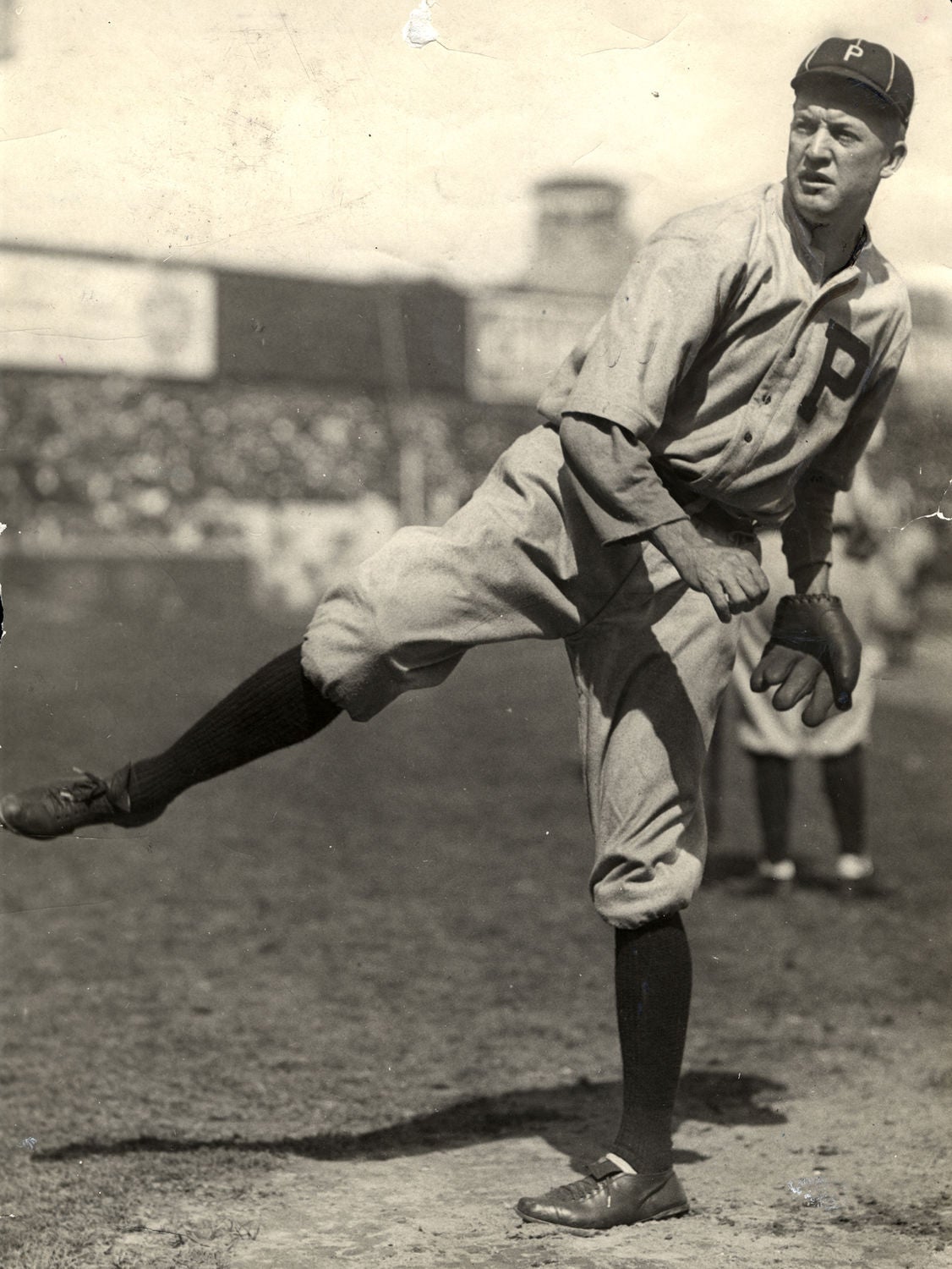Grover Cleveland Alexander of the Phillies defeats Cy Young of the